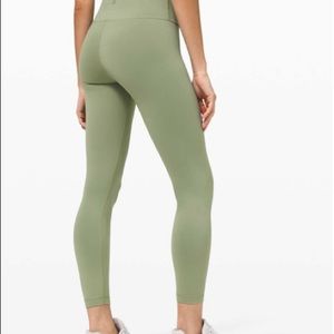 Lululemon Wunder Train HR 25 Willow Green